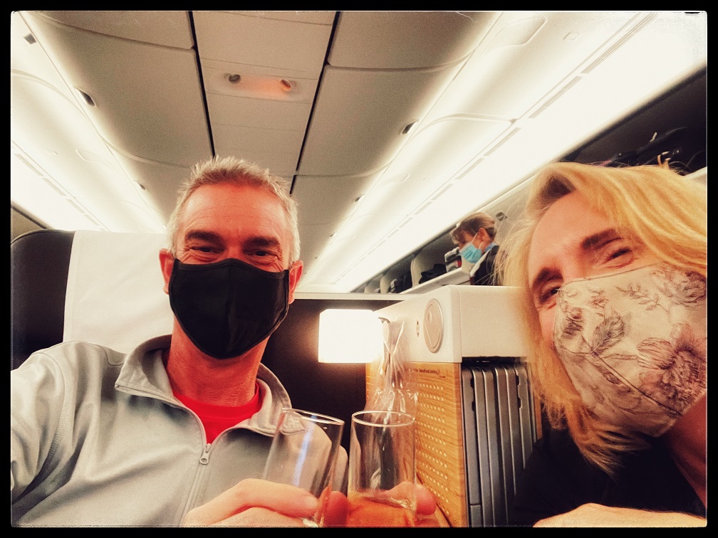 After the champagne welcome, it was all uphill from there…