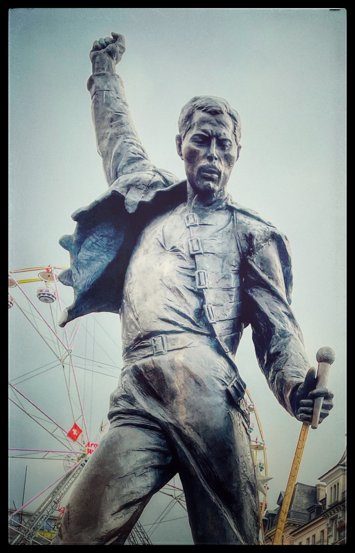 Randomly Switzerland, it’s   a Freddie Mercury Statue