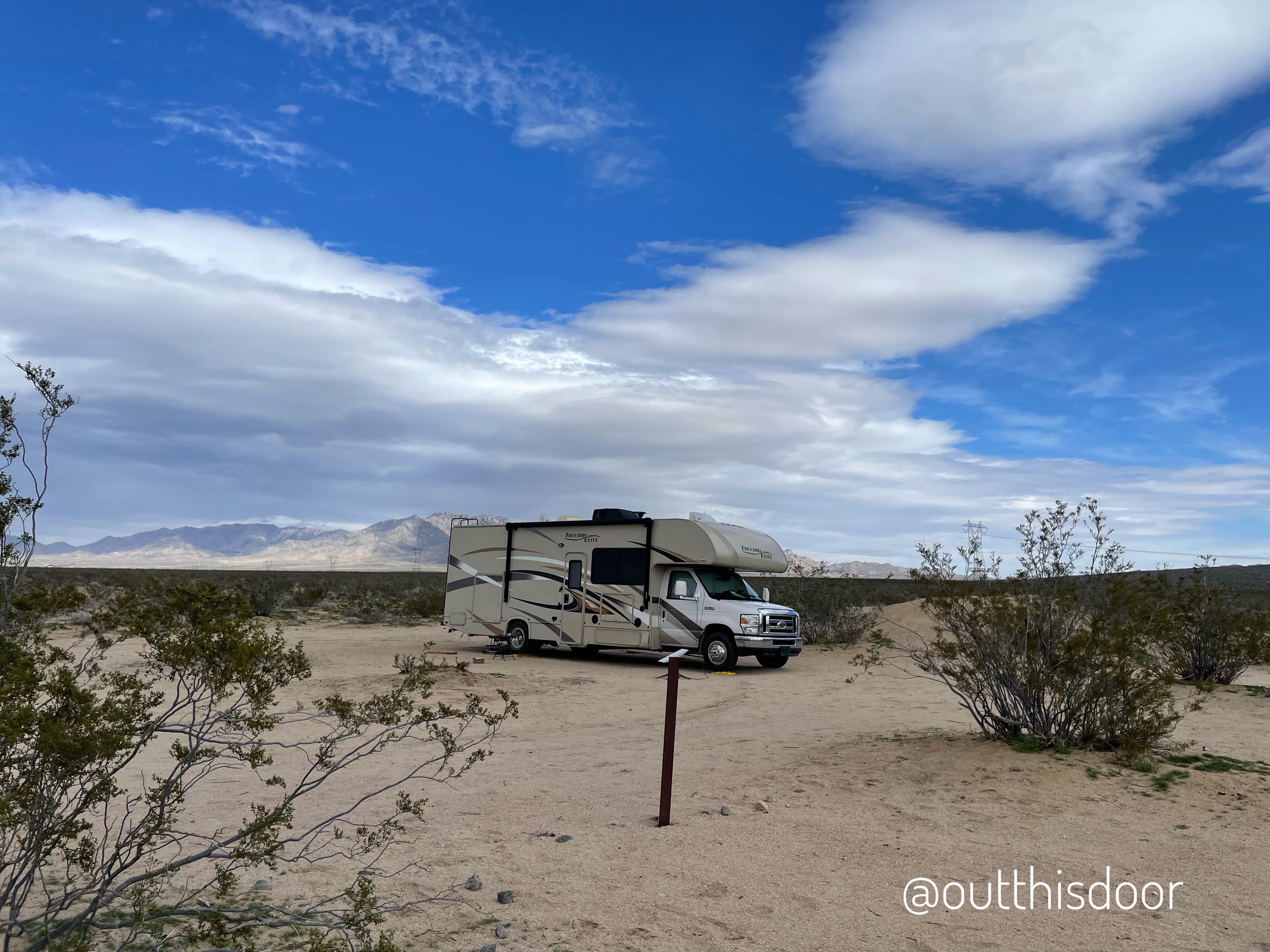 RV Boondocking in the Mojave National Preserve